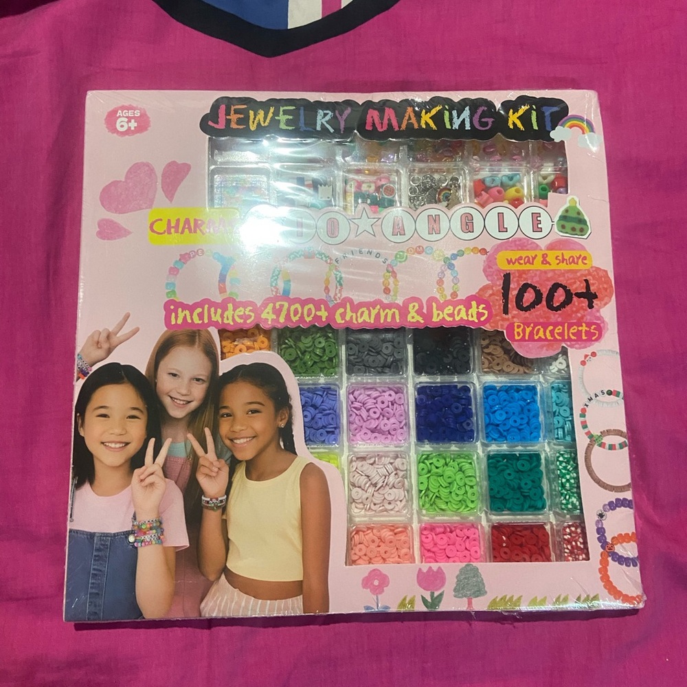 Charm Bracelet Jewelry Making Kit for Kids - Multicolor